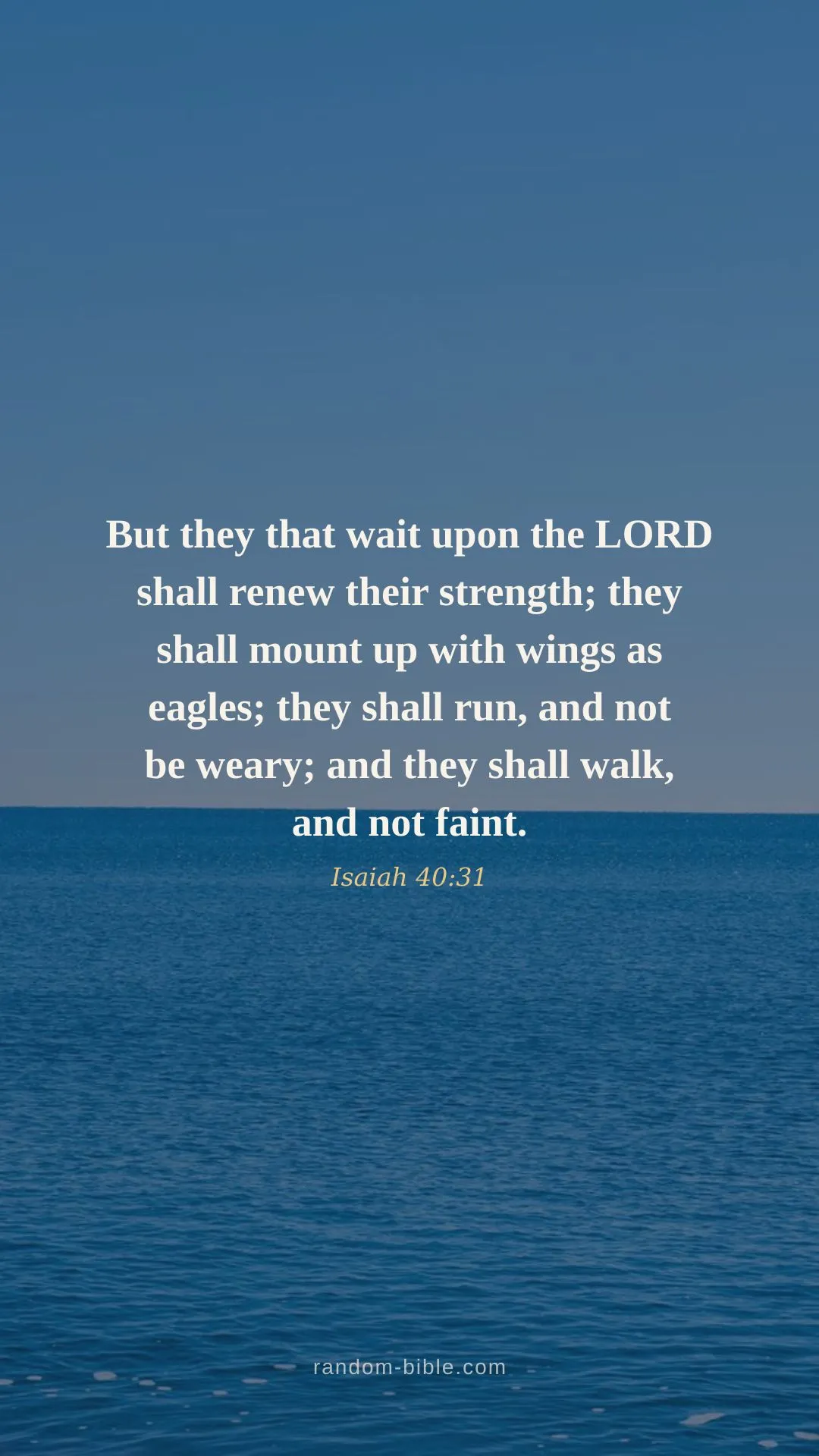 Isaiah 40:31 — Bible verse wallpaper
