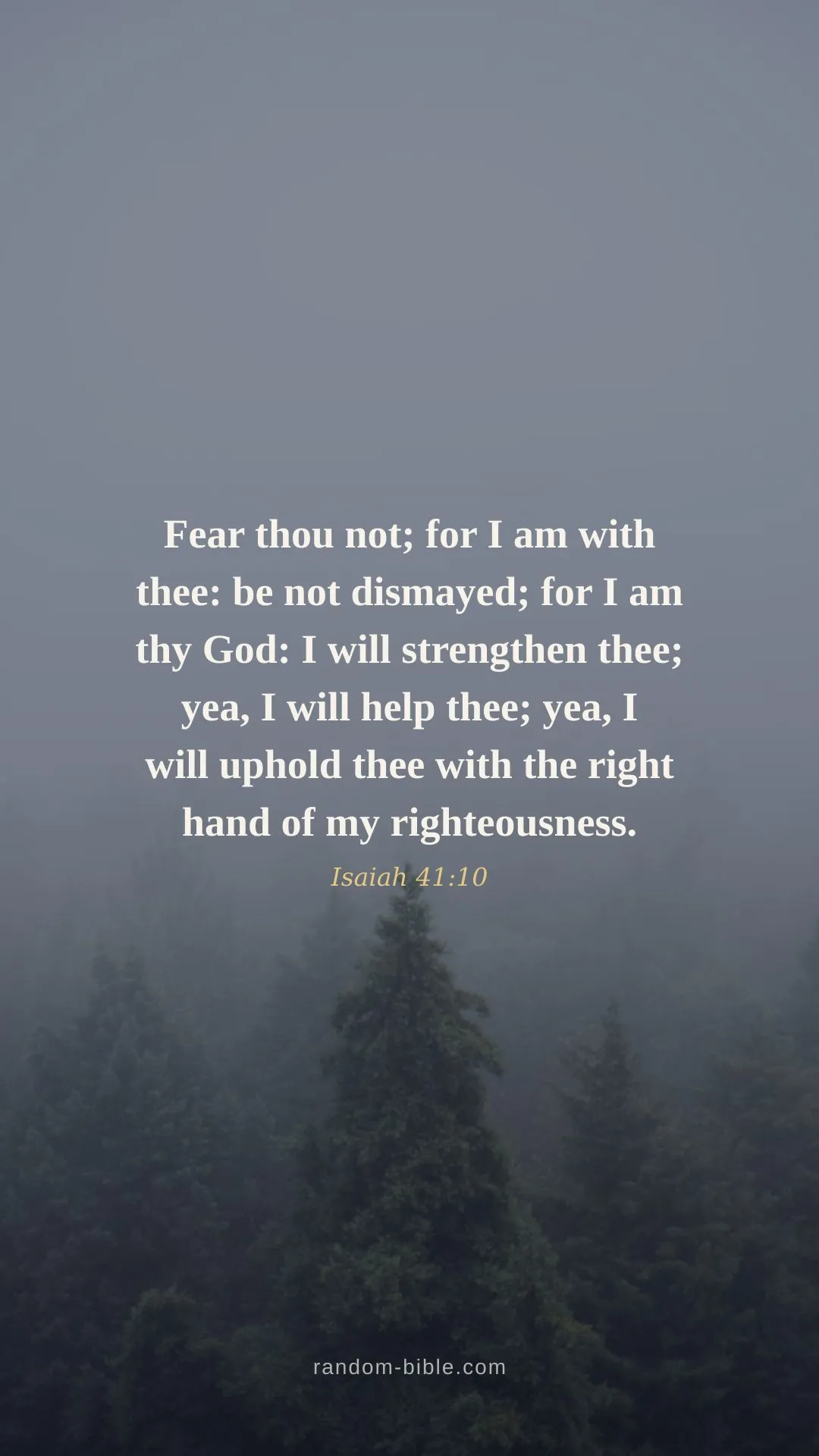 Isaiah 41:10 Bible verse wallpaper