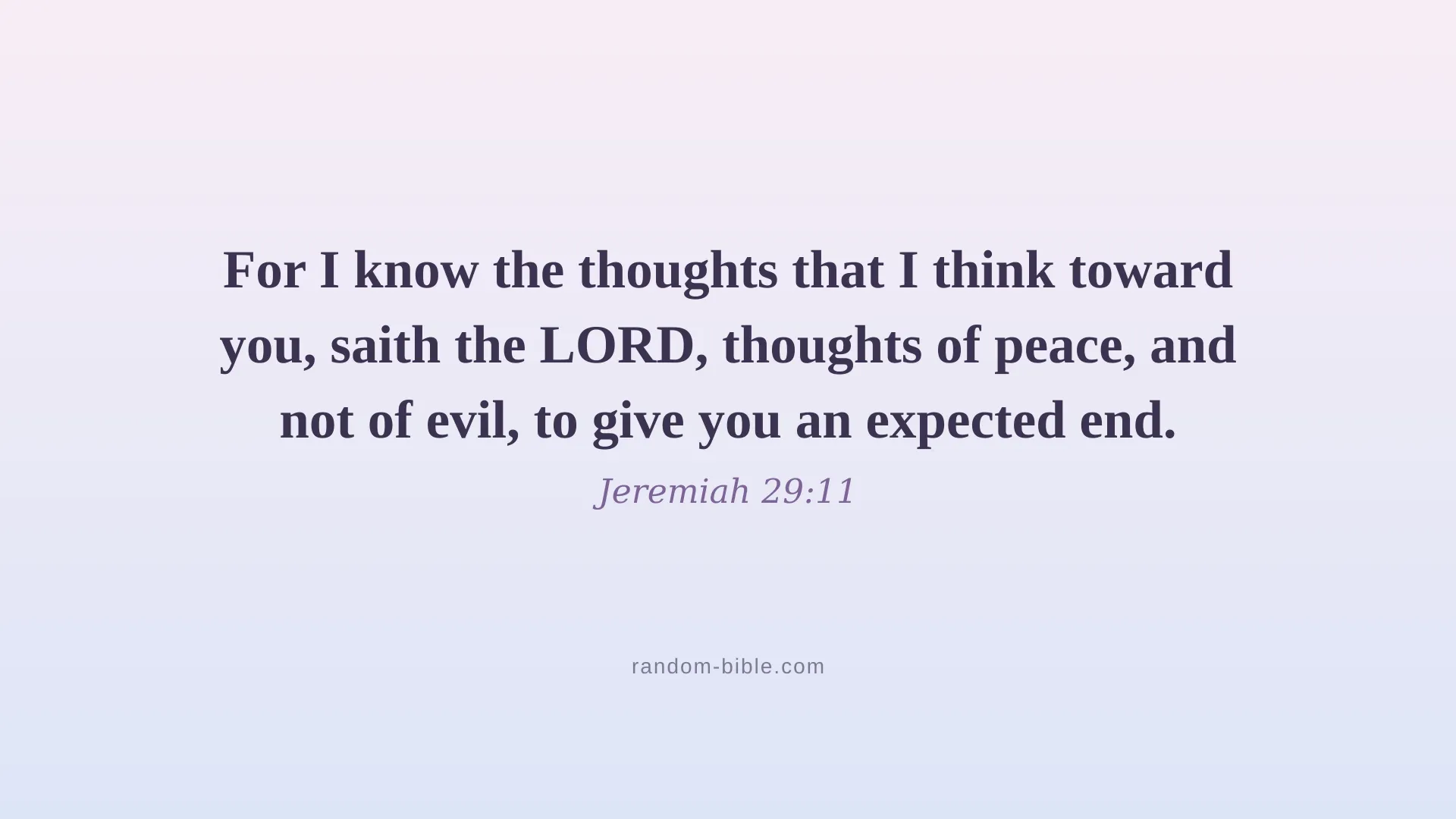 Jeremiah 29:11 aesthetic Bible verse wallpaper for desktop and laptop (KJV)