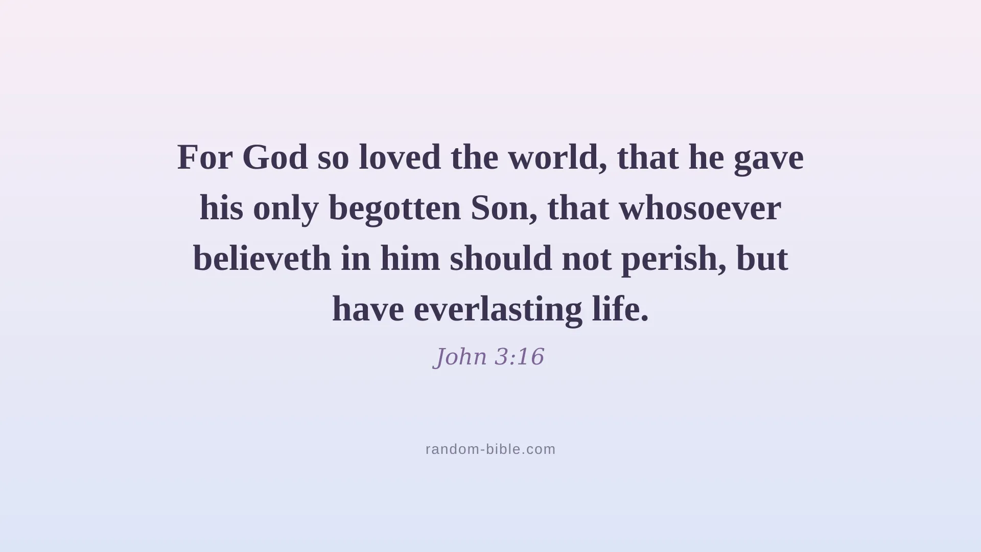 John 3:16 aesthetic Bible verse wallpaper for desktop and laptop (KJV)