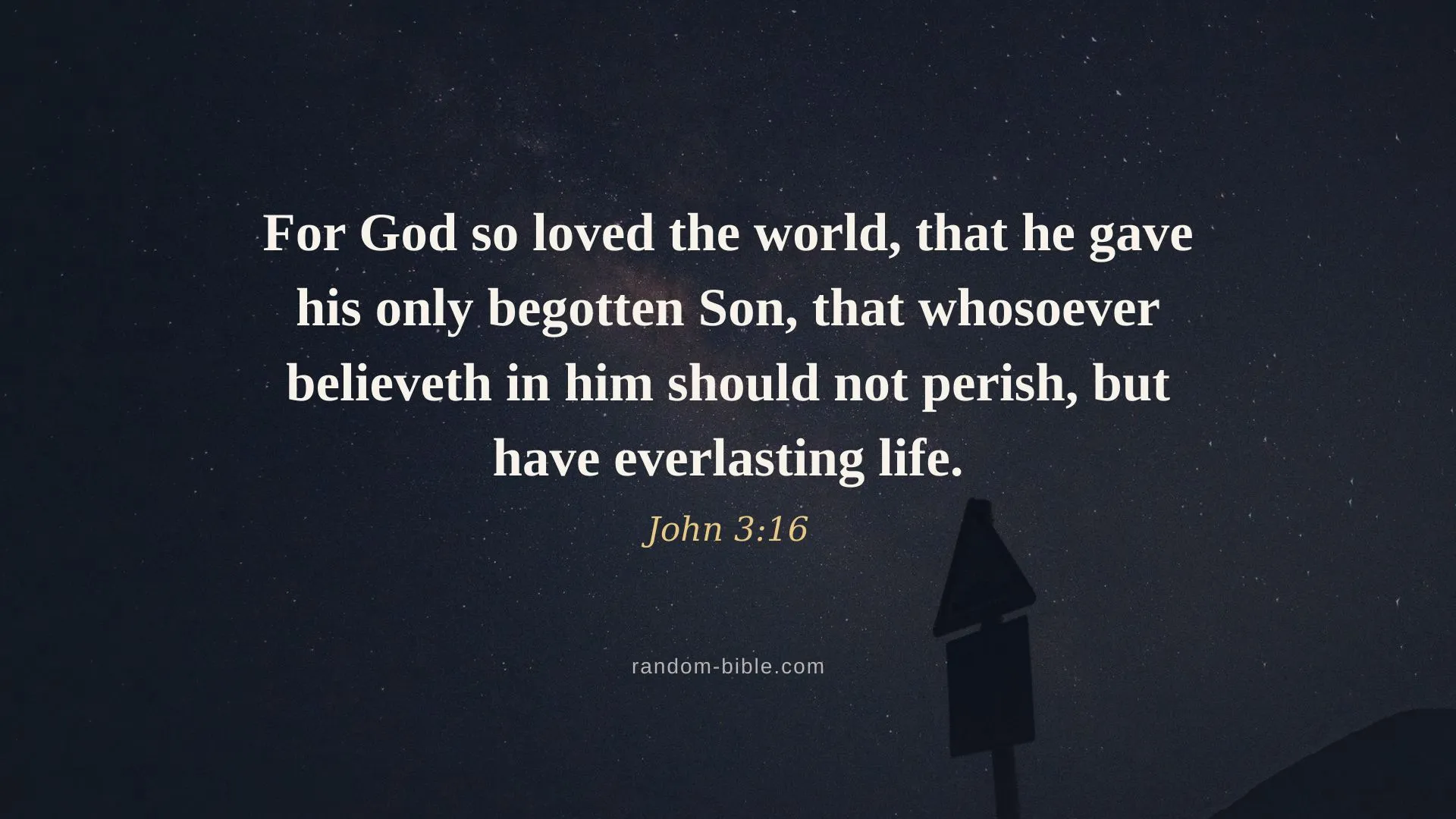 John 3:16 — desktop Bible verse wallpaper