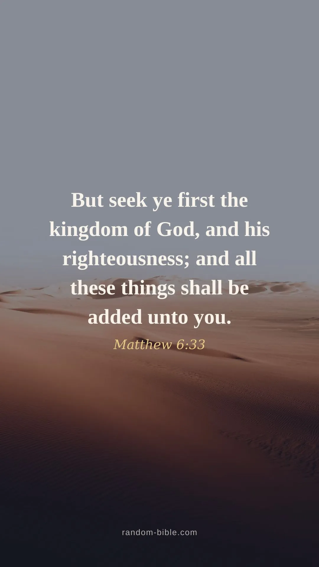 Matthew 6:33 Bible verse wallpaper