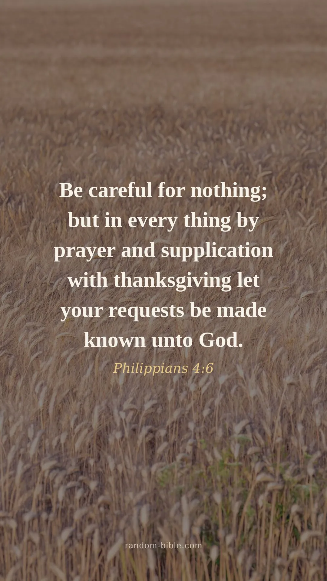 Philippians 4:6 — Bible verse wallpaper