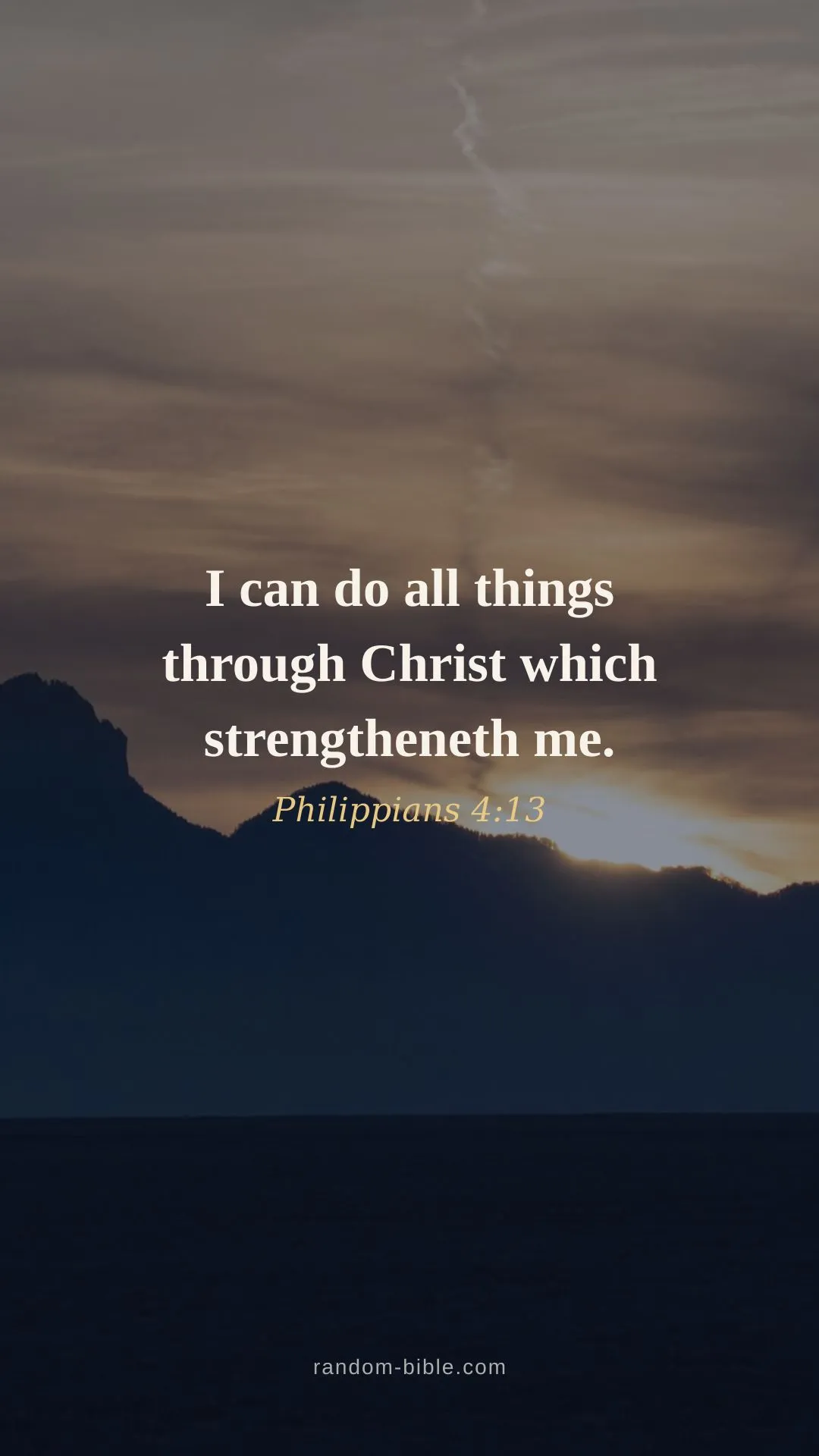 Philippians 4:13 Bible verse wallpaper
