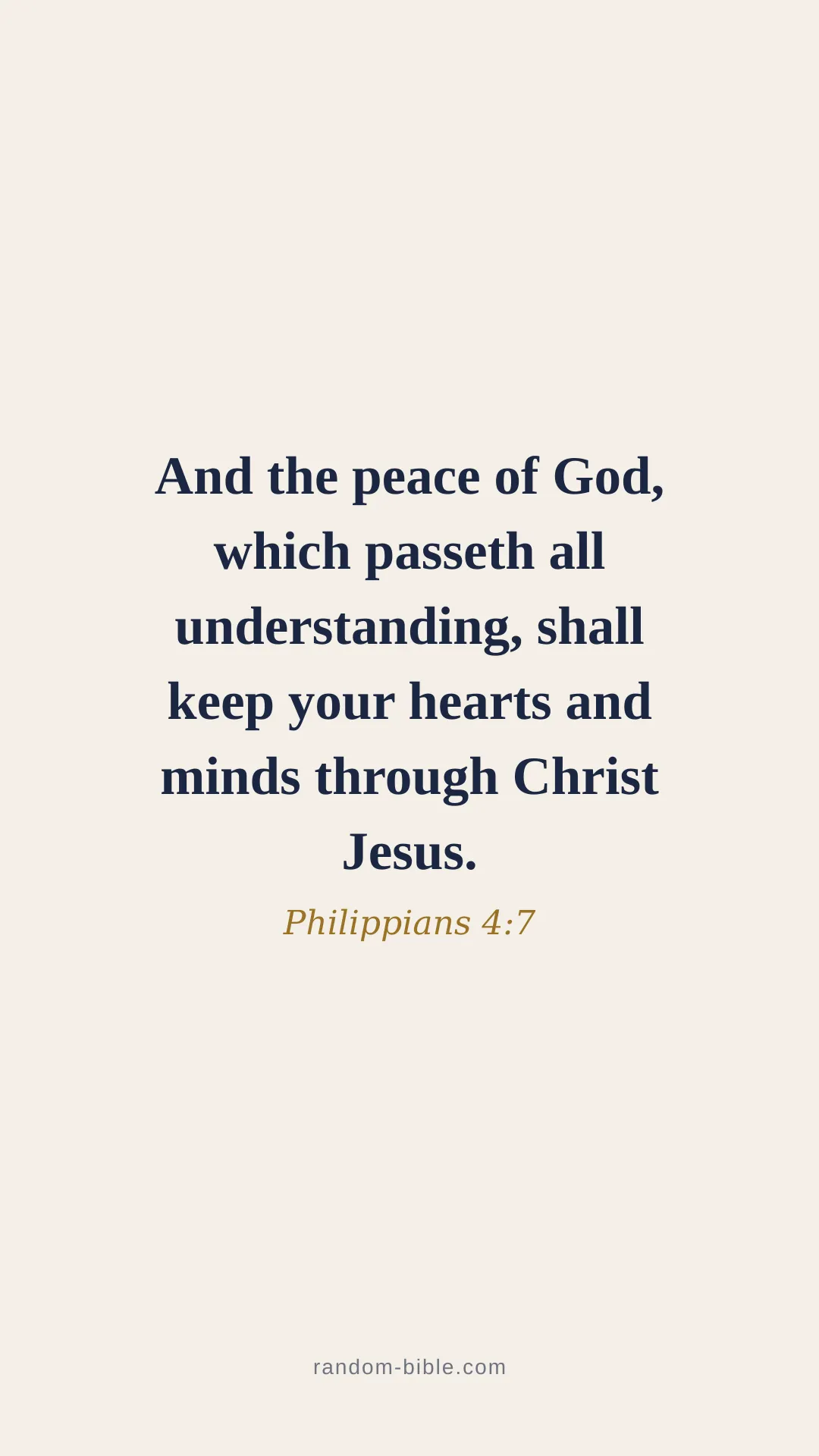 Philippians 4:7 minimal Bible verse wallpaper (KJV)