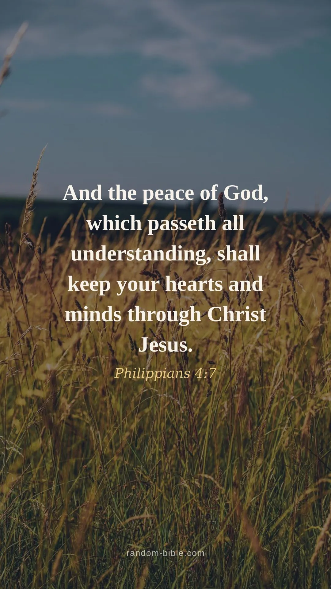 Philippians 4:7 — lock screen Bible verse wallpaper
