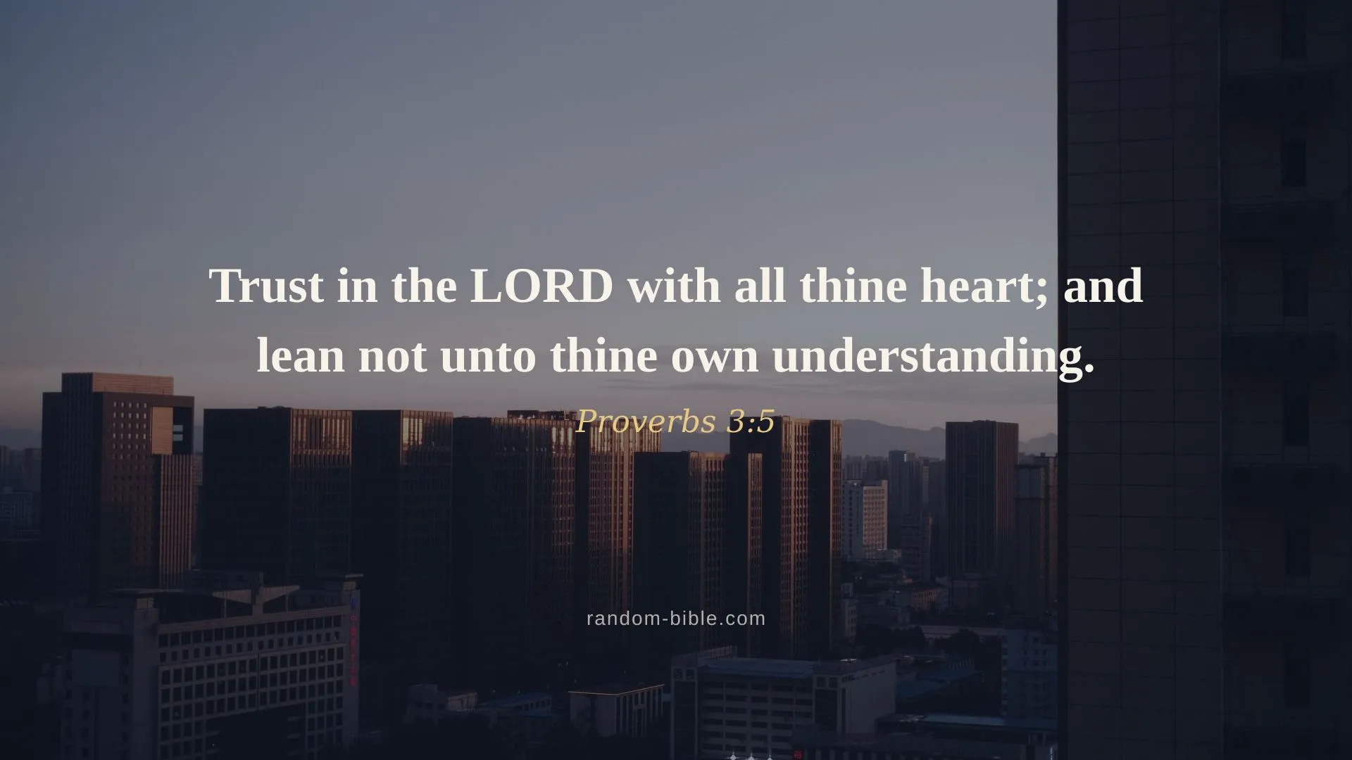 Proverbs 3:5 — Bible verse wallpaper
