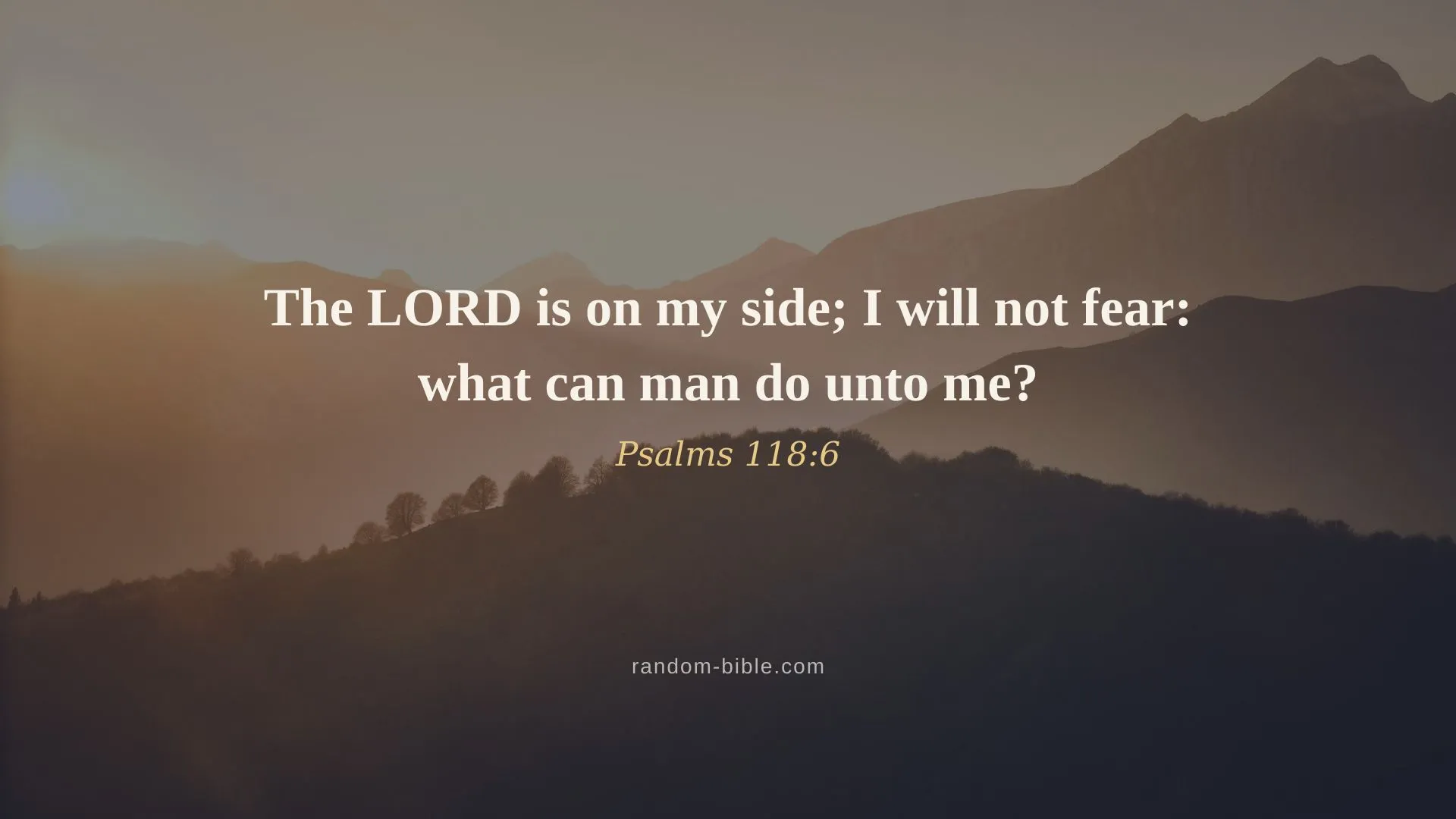Psalms 118:6 — Bible verse wallpaper