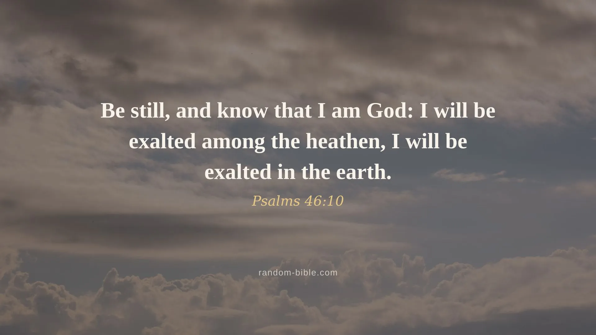 Psalms 46:10 — Bible verse wallpaper