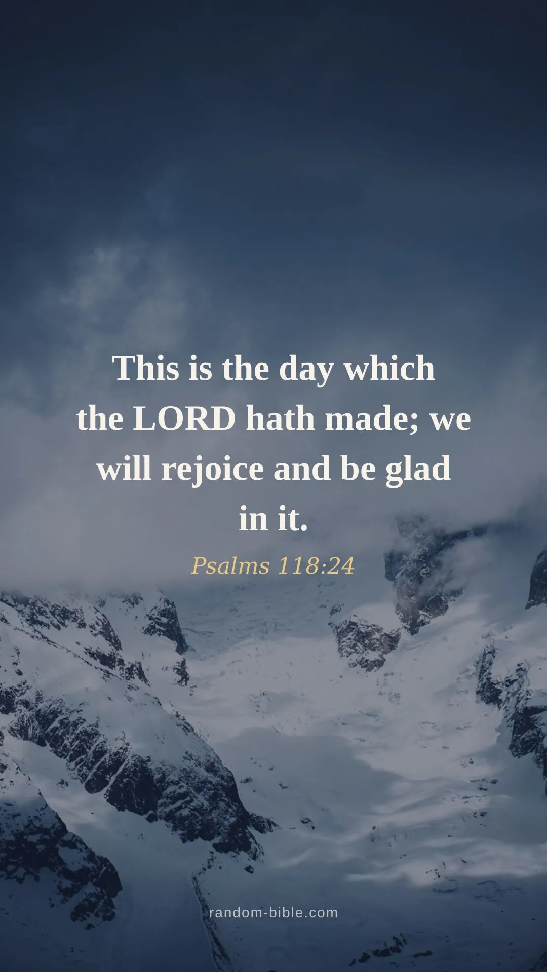 Psalms 118:24 — lock screen Bible verse wallpaper