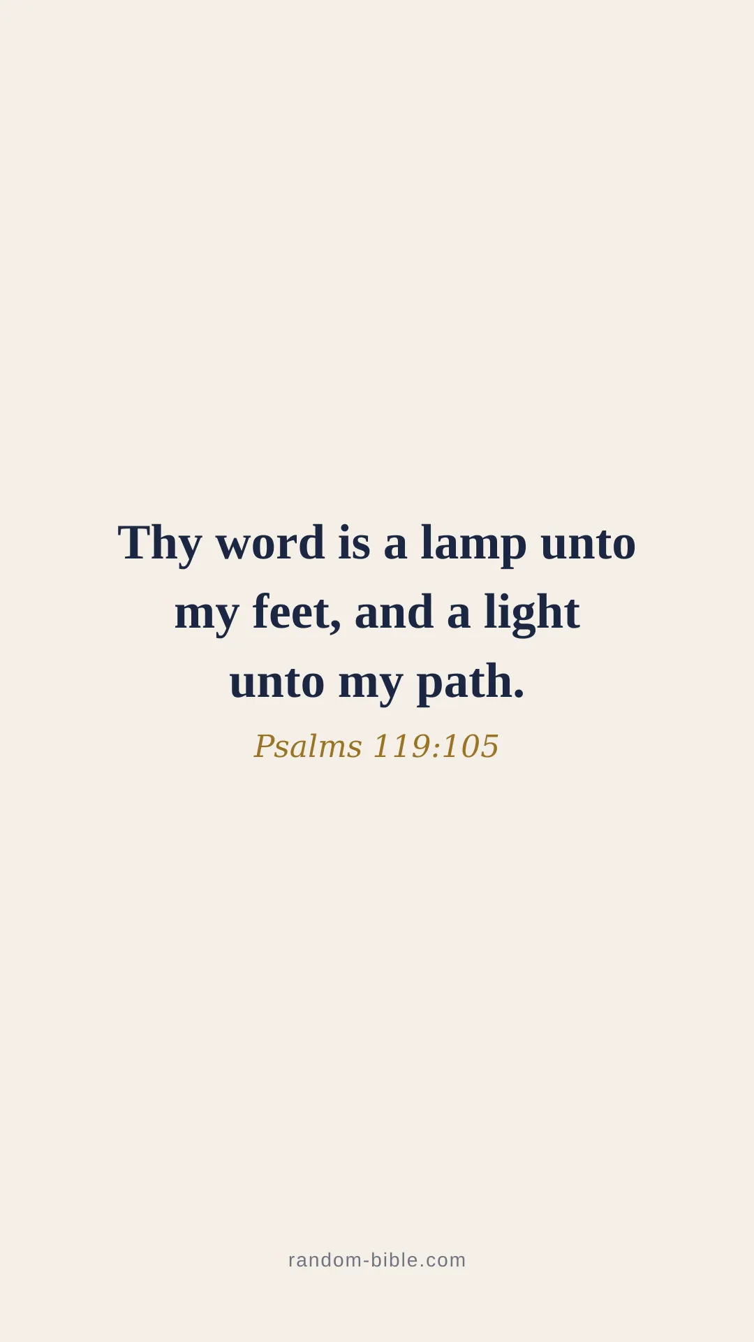 Psalms 119:105 minimal Bible verse wallpaper (KJV)