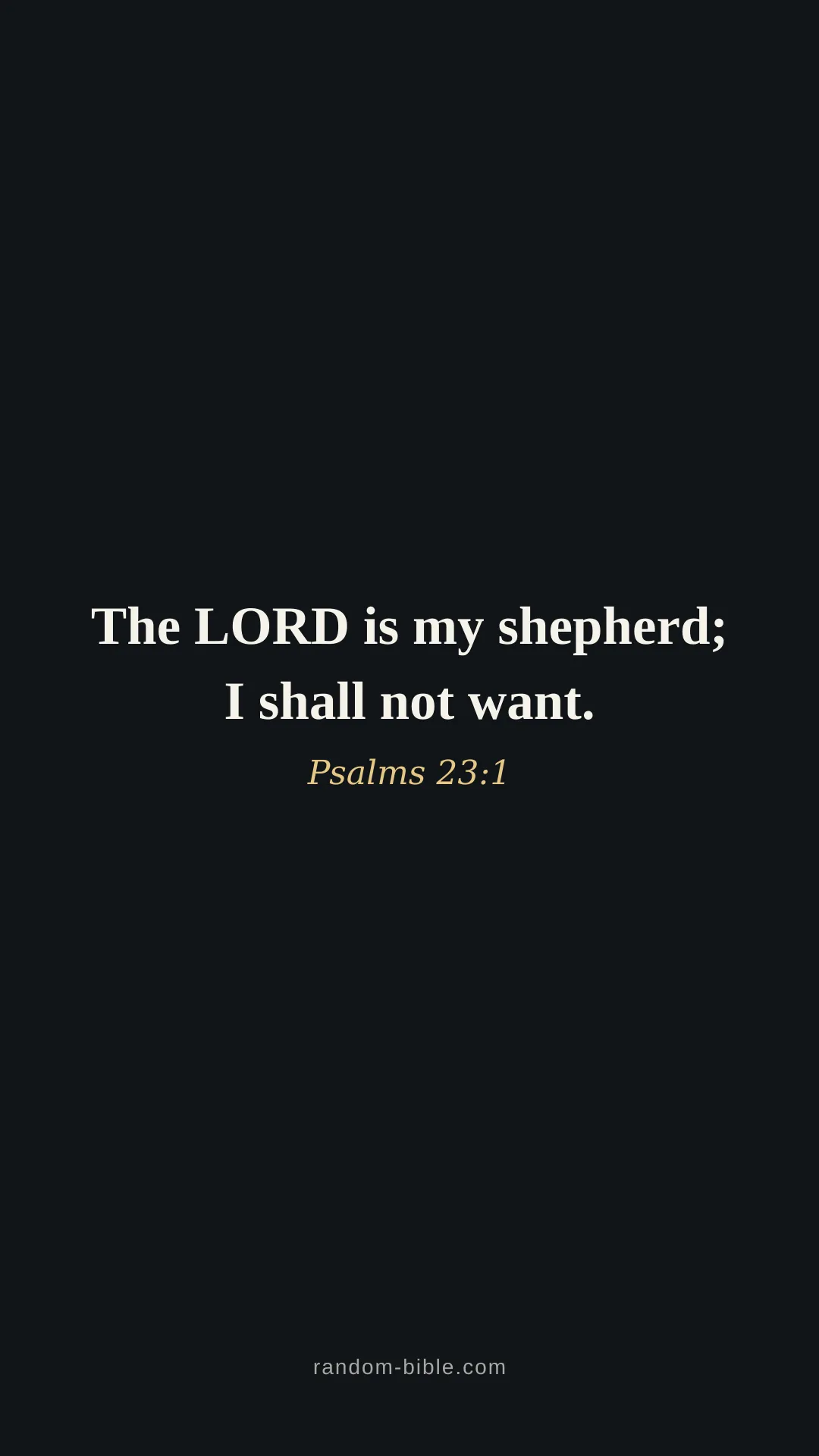 Psalms 23:1 dark Bible verse wallpaper (KJV)