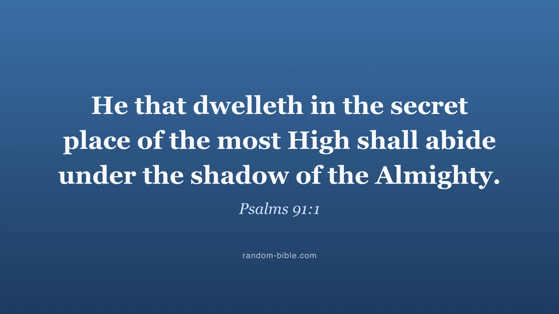 Psalms 91:1 blue Bible verse wallpaper for desktop and laptop (KJV)